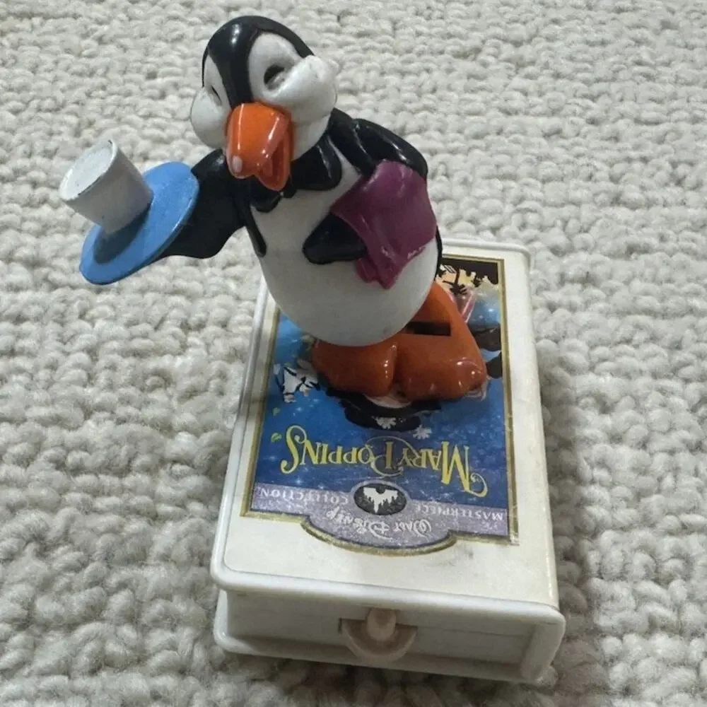 VTG '98 McDonalds Happy Meal Disney Mary Poppins Penguin VHS Toy Retro Nostalgia